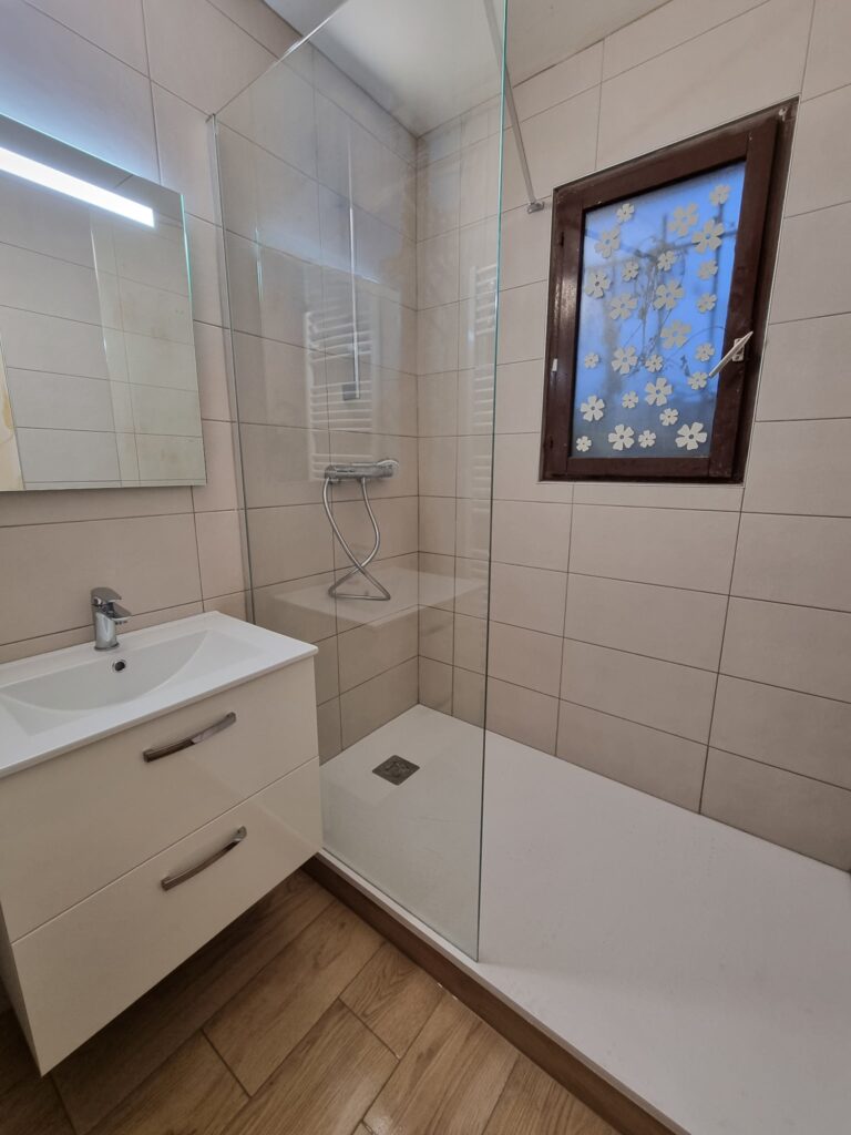 Rénovation et transformation d’une salle d’eau à Veauche