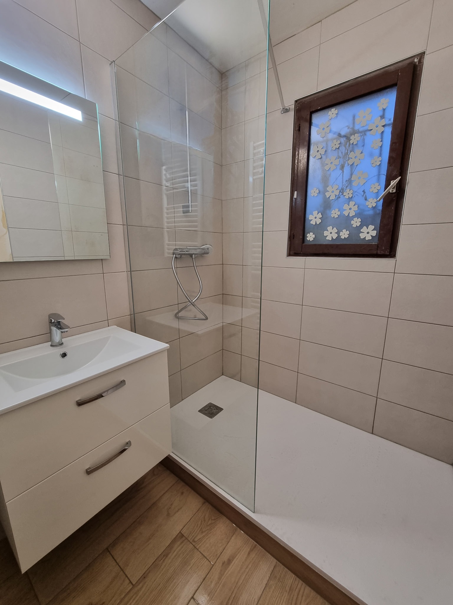 Rénovation et transformation d’une salle d’eau à Veauche